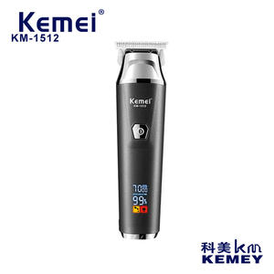 Tondeuse à cheveux électrique Kemei Km-1512, lame en acier inoxydable, conception de sécurité pour usage domestique avec alimentation USB - Product Image 4