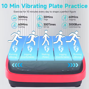 Tốt Nhất Bán Cơ Bắp Phục Hồi Và Trọng Lượng Giảm Cân Tập Thể Dục Đào Tạo Core Tăng Cường Điện Rung Tấm Tập Thể Dục Máy - Product Image 5