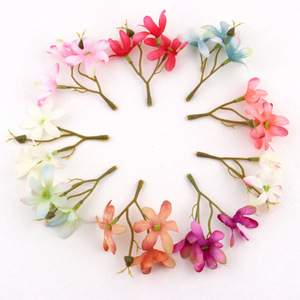 Horquilla para el Cabello con Flor de Magnolia Artificial Roja Brillante de 12 cm, Flor de Seda para Bodas, Accesorios para Exteriores, Decoración del Hogar - Product Image 5