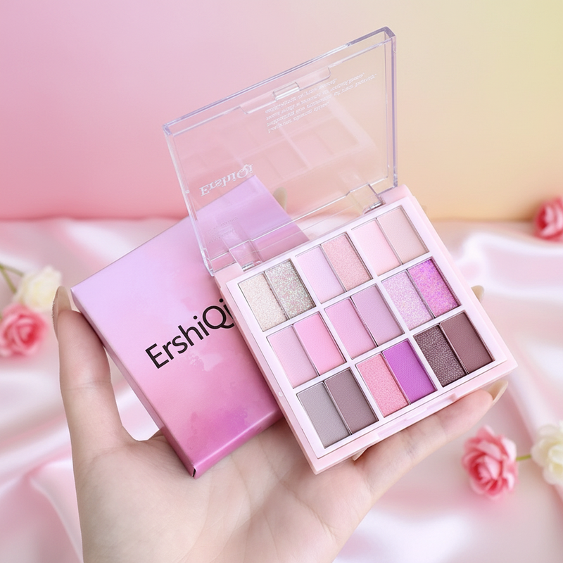 Versatile Pearl Matte Glitter Makeup Box
