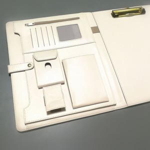 Portadocumenti in Pelle PU Idrorepellente, Organizer Multifunzione per Documenti Aziendali, Portablocco con Porta Carte per Ufficio - Product Image 2