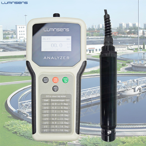 Analizador de Agua Portátil LMS-PA100 para Acuicultura/Piscifactorías/Estanques de Camarones, Medidor de Oxígeno Disuelto (OD) con Pantalla LCD y Sensor de Oxígeno Disuelto - Product Image 1