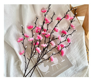 Oferta Transfronteriza: Flor Artificial de <span class=keywords><strong>Chimonanthus</strong></span> Blanca de 55CM, Moldeada por Inyección, para Decoración del Hogar Chino - Product Image 6