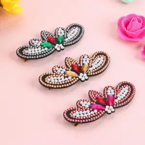 Rhinestone nakış elmas boyama kitleri çapraz dikiş diahome resimleri ev duvar dekorasyon için 3 adet kız DIY hairdecoration