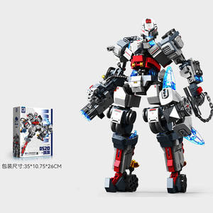 Blocs de construction Sembo Robots Mecha en micro-particules, briques de puzzle science-fiction pour cadeaux et collectionneurs, jouet de construction - Product Image 4