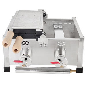 Tianze 3x7 Chaîne Gaufrier <span class=keywords><strong>Machine</strong></span> Takoyaki Boule En Forme De Cuisine Maker Takoyaki Faisant La <span class=keywords><strong>Machine</strong></span> En Acier Inoxydable GasType - Product Image 2