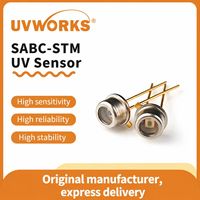 Photodiode SiC UVWORKS SABC-STL TO-46 à haute stabilité 220-350nm 1mm² pour la détection de flamme et le radiomètre UV