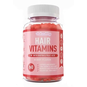 Vitahealthy OEM/ODM, marque distributeur, fournit des <span class=keywords><strong>cheveux</strong></span>, de la vitamine gommeuse pour la santé des <span class=keywords><strong>cheveux</strong></span>, des <span class=keywords><strong>ongles</strong></span> <span class=keywords><strong>et</strong></span> de la peau, de la <span class=keywords><strong>biotine</strong></span> <span class=keywords><strong>et</strong></span> de l'acide folique - Product Image 1