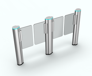 Portillon tourniquet automatique à ouverture rapide en acier inoxydable 304, protection IP68, avec lecteur de carte et reconnaissance faciale – Offre spéciale - Product Image 2