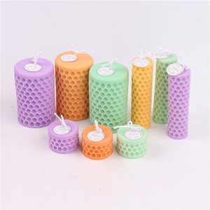 Wholesale Eco-Friendly Dishwasher Safe Pillar Silicone Resin Cylindrical Candle Mold for Home Decoration Scented Candle - Product Image 3
