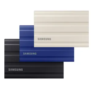 Samsung portabel Ssd 1tb T7 Shield Usb 3.2 Gen 2, Hard Drive eksternal kecepatan tinggi 2tb Solid State Drive 4tb untuk Desktop Laptop Pc