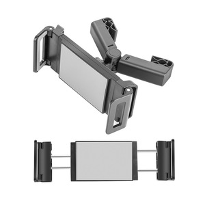 Car Headrest Phone Holder Clip On 360 Degree Rotating Telescopic <b>Tablet</b> <b>Stand</b> Rear Seat Universal Black - Product Image 5