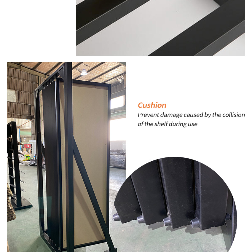 Metal Frame Wing Rack Stone Page Turn Stands Book Display Showroom Panel Plate Marble Turning-Page Ceramic Tile Display Rack