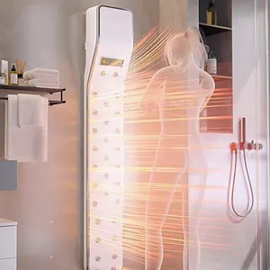 Máquina de secar ar quente para banho, montada na parede, para uso doméstico, de corpo inteiro, para saúde, com pés elétricos, 2024, ideal para uso doméstico