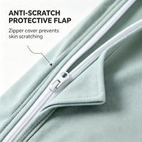 Sac de couchage pour bébé en coton doux, sans manches, respectueux de la peau, à motif personnalisé OEM, pour usage domestique, directement de l'usine