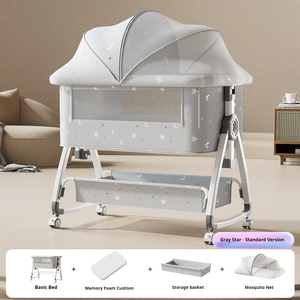 <span class=keywords><strong>Lit</strong></span> d'hôpital pliant portable en métal <span class=keywords><strong>pour</strong></span> nouveau-né avec moustiquaire, berceau multifonctionnel moderne <span class=keywords><strong>pour</strong></span> chambre, hôtel, villa, appartement - Product Image 5