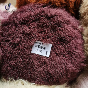 Accesorios de lana de oveja mongola para bebé recién nacido, manta de lana para fotografía de bebé, rizado largo, accesorios de fotografía - Product Image 5