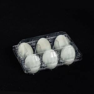 Profession elle transparente 6-Loch-<span class=keywords><strong>PET</strong></span>-Kunststoffschale zur Aufbewahrung von gesalzenem Entenei - Product Image 4