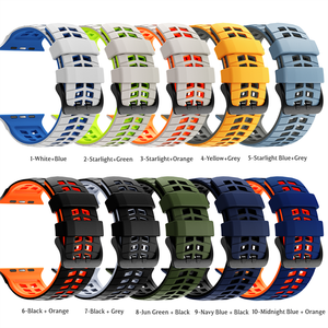 Bracelet en silicone respirant Sport Loop pour Apple Watch Ultra, bracelet pour iWatch 49 mm, 46 mm, 45 mm, 44 mm - Product Image 5