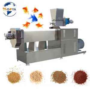 Economical floating fish feed machine production plant manufacturer pet food extruder machine