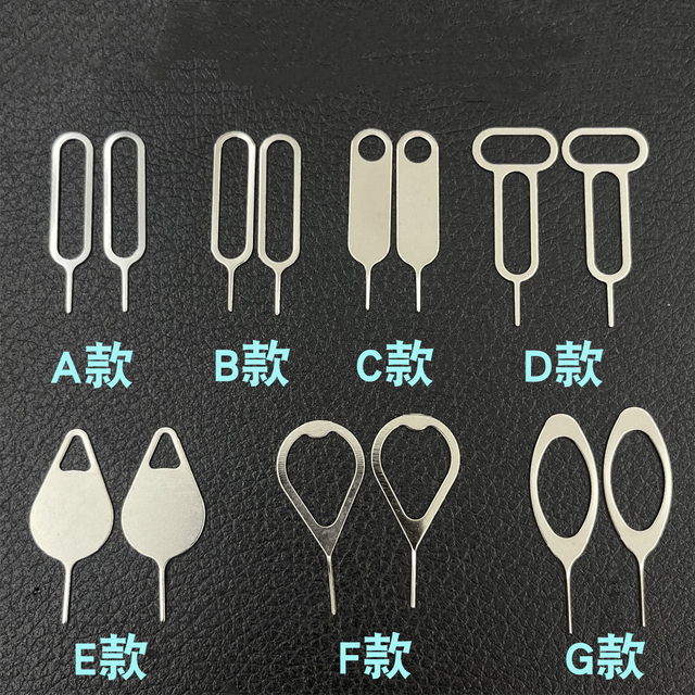 Manufacturer Customization Needle Sim Card Tray Pin Ejecting Removal Key Tool Needle for  Phone