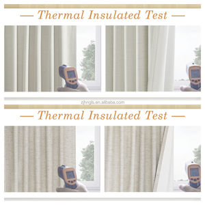 Индивидуальные шторы из сатиновой ткани блэкаут с 3-слойным покрытием, 100% полиэстер, полное затемнение, тканые, для гостиниц - Product Image 6