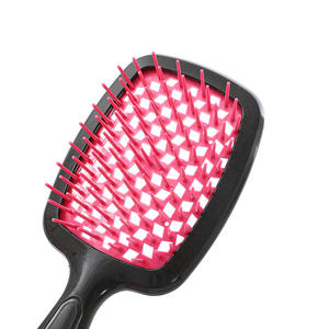 Peine de rejilla perforada tipo panal, el más vendido, para masajes y secado. Cepillo de seis lados de doble propósito para peinar y cuidar el cabello. - Product Image 2