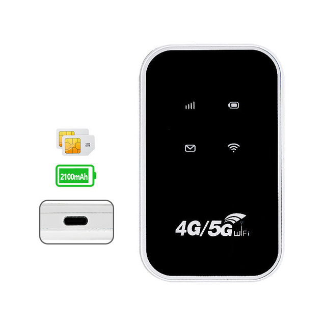M23 Portable 4G LTE WiFi Hotspot Router with Firewall EU Version Outdoor Pocket-Sized SIM Card Slots
