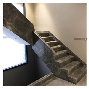 Carreaux de salon en marbre gris Pietra <span class=keywords><strong>Emma</strong></span>, panneaux de sol en marbre, marches en marbre gris - Product Image 4