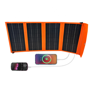 Panneaux solaires pliables miniatures ALECTER 28W, légers, portables, étanches IP65, pour la charge de téléphones mobiles, camping en plein air, alimentation électrique - Product Image 2