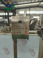 Machine de friture industrielle automatique électrique/gaz pour frites et cacahuètes avec agitation automatique (acier inoxydable)