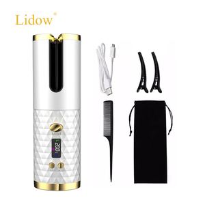 LIDOW Hot Selling Wireless <strong>Automatic</strong> Magic Hair <strong>Curler</strong> Rechargeable Mini Travel <strong>Cordless</strong> Hair <strong>Curler</strong> - Product Image 1