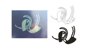 สร้อยคอชื่อสั่งทำส่วนตัว สแตนเลสสตีล สร้อยคอพร้อมลายวาดของเด็ก - Product Image 6