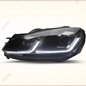 Faros de sistemas de iluminación para coche, focos delanteros adecuados para Golf 6 2009 - 2012 / Golf 6 modificado, Piezas De Auto, faro