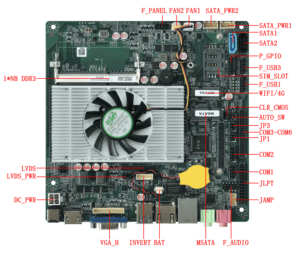 1037U มินิไอทีเอ็กซ์เมนบอร์ด 6COM RS485 LVDS LPT GPIO รองรับเมนบอร์ดอุตสาหกรรมสำหรับคีออสก์และอุปกรณ์การแพทย์ - Product Image 2