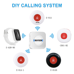 Daytech Hệ Thống Gọi Y Tá Điện Tử Không Dây Gọi Điện Khẩn Cấp Cho Người Chăm Sóc Cá Nhân CC01 - Product Image 3