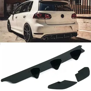 ดิฟฟิวเซอร์กันชนหลังสำหรับ Golf 6 MK6 R20 ปี 2008-2012 ชุดแต่งสปอยเลอร์แบบใบพัดสำหรับรถยนต์ ชุดแต่งตัวถังรถยนต์ - Product Image 4