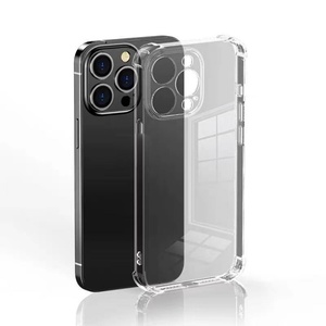 Coque de téléphone portable transparente en TPU souple, best-seller, pour iPhone 15 16 Pro Max, antichoc, transparente - Product Image 1