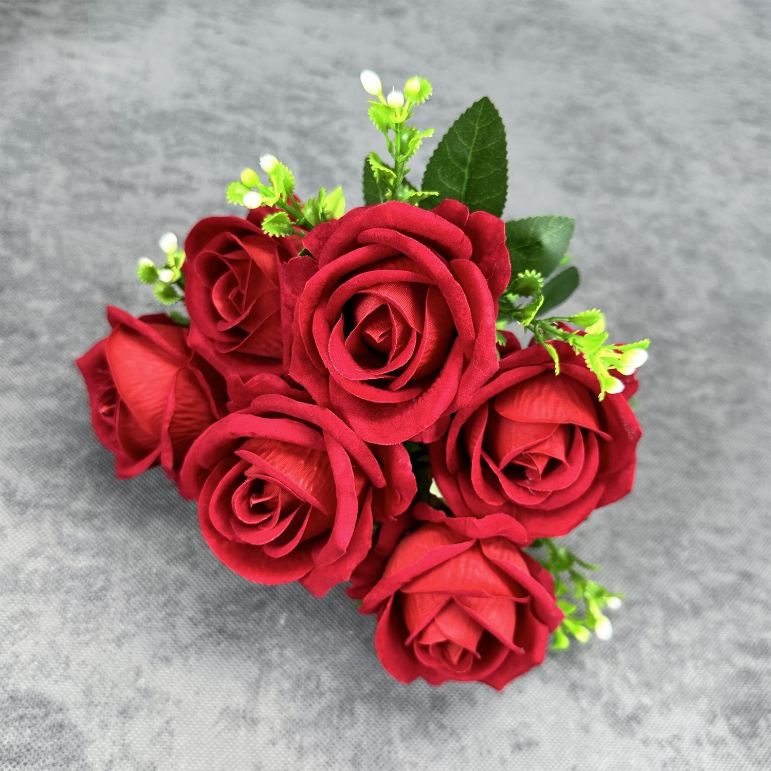 Round Rose - Big Red