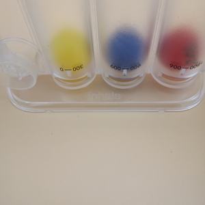 KAIYI respiratore respiratorio medico plastica tre <span class=keywords><strong>palle</strong></span> esercizio di respirazione per i polmoni 3 palla incentivo spirometro - Product Image 6