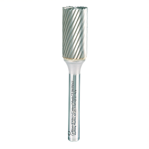 Fraise cylindrique en carbure monobloc de 12,7 mm de diamètre et 25 mm de longueur pour le fraisage du métal - Product Image 2