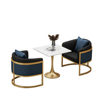 Nordique net rouge lait thé boutique café table à manger et chaise ensemble petite table carrée restaurant décontracté pour négocier canapé stand