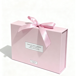 Printed <strong>Book</strong> Shaped Flip <strong>Gift</strong> Box Custom High-End Cosmetic Packaging with UV Embossing for Skin Care Set - Product Image 4