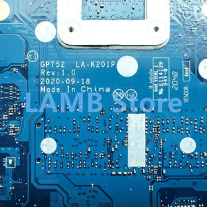 Placa Base para Portátil <span class=keywords><strong>HP</strong></span> de Alta Calidad MB con CPU SRK05 I5-1135G7 GPT52 LA-K201P M29209-601 15-DW - Product Image 5