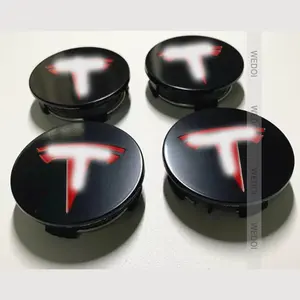 2022 Tampa do centro da roda para o modelo 3 Cap Emblema Kit de calotas do cubo da roda para Tesla modelo 3/X/S/Y Acessórios