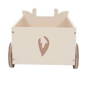 Mobili per la camera dei bambini simpatici cervi e volpe <span class=keywords><strong>Pull</strong></span>-along carrello per libri per la camera dei bambini carrello per bambini giocattoli decorazioni per la scuola materna - Product Image 2