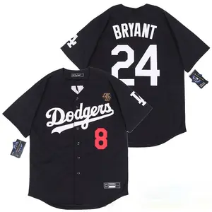 24# baseball uniform T-shirt custom fashion hip hop baseball jersey 2024 New 8# men's clothing women's clothes T-shirts Men K B