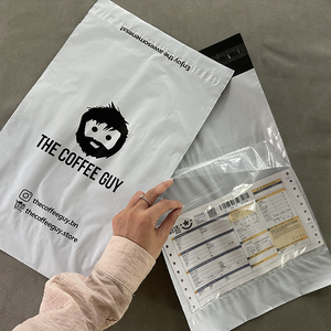 Tùy chỉnh tự dính temper bằng chứng thương mại điện tử LDPE Poly <span class=keywords><strong>Mail</strong></span> Bưu phẩm gửi thư vận chuyển Pouch túi với hóa đơn túi - Product Image 2