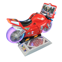 Simulateur de conduite de moto pour enfants, borne d'arcade de course vidéo à monnayeur