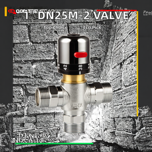 Válvula de Control Termostática Manual DN25M-2 de 1 Pulgada del Fabricante Indio, Válvula Mezcladora Termostática de Agua - Product Image 2